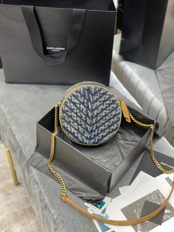 BAG VINYLE ROUND YSL CAMERA 0817